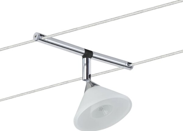 Paulmann 94138 - 1xGU4/10W Faretto per sistema a cavo COLMAR 12V cromato