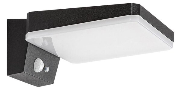 Rabalux 77078 - Lampada solare da parete LASSET LED 4,4W 3,7V IP54 nera