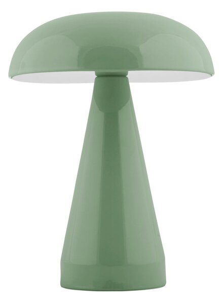 Lampada da tavolo dimmerabile a LED verde con paralume in metallo (altezza 20,5 cm) Rachel - Leitmotiv