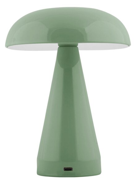 Lampada da tavolo dimmerabile a LED verde con paralume in metallo (altezza 20,5 cm) Rachel - Leitmotiv