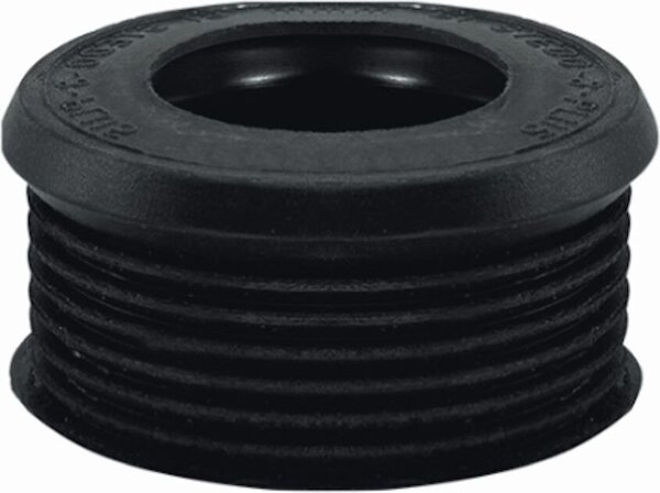 STEDO - Raccordo per scarico WC, diametro 55 mm, per cassetta scarico, colore nero
