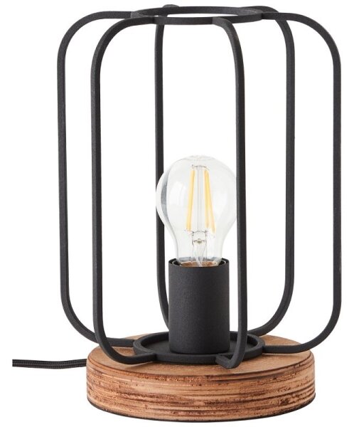 Brilliant - Lampada da tavolo TOSH 1xE27/40W/230V in pioppo