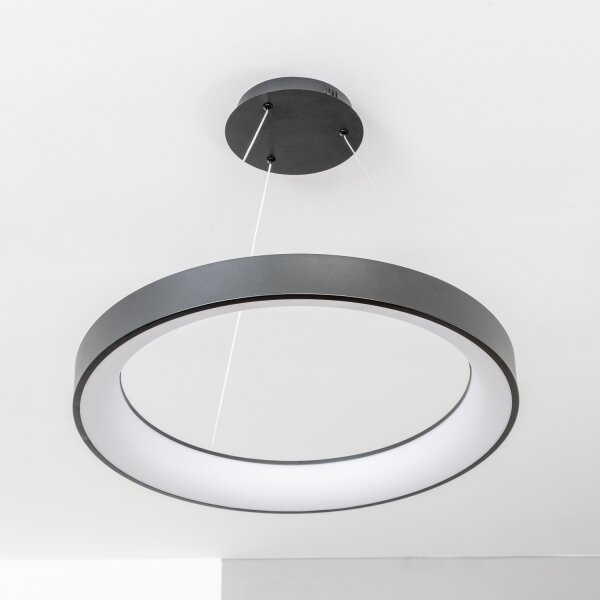 Brilagi - Lampadario LED dimmerabile a cavo FALCON II LED/99W/230V diam. 60 cm nero + telecomando