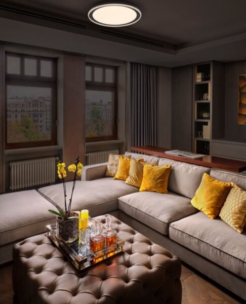 Ledvance - Plafoniera LED ORBIS PEDERSON LED/36W/230V diametro 55 cm nero