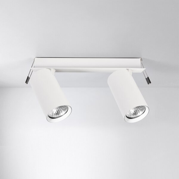 Brilagi - Faretto da incasso SELE 2xGU10/30W/230V bianco