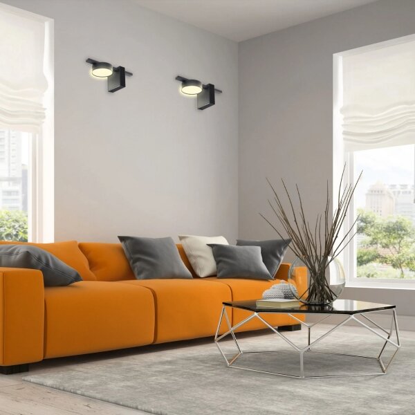Applique a LED JOY 1xGX53/6W/230V nero