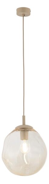 Brilagi - Lampadario a cavo VULCANO 1xE27/15W/230V beige/beige fumé