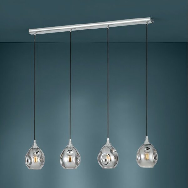 Eglo 39681 - Lampadario su filo BREGALLA 4xE27/40W/230V