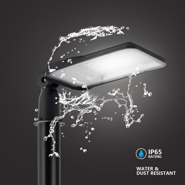 Brilagi-LED Lampione da esterno con snodo. URBANLIGHT LED/100W/230V nero IP65
