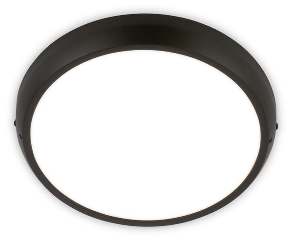 BRILONER - Lampada da soffitto a LED, grado di protezione IP44, luce bianca neutra, colore nero, diametro 27,5 cm