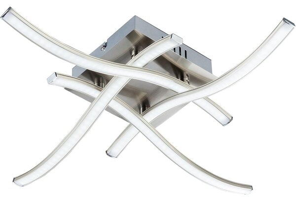 Plafoniera LED 4xLED/2,6W/230V 3000K, cromo opaco
