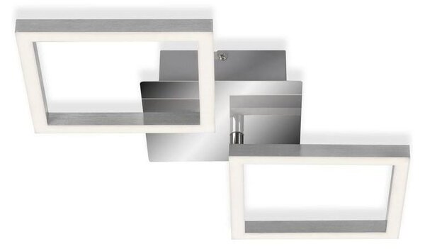 Plafoniera a LED 10W/230V 3000K cromo satinato