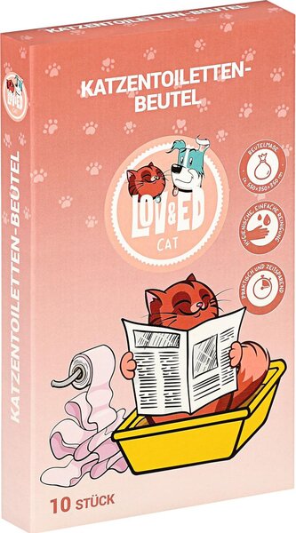 Lov&Ed Sacchetti per lettiere, confezione da 10 sacchetti per lettiere