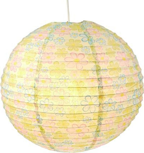 Niermann Leuchten lampada a sospensione palloncino di carta fiori colorati - Dimensioni: 40 cm x 40 cm x 40 cm - Colore: multicolore; 107