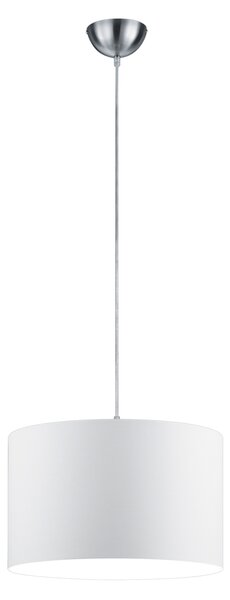 Trio di lampade a sospensione HOTEL, paralume in tessuto biancoØ 40cm
