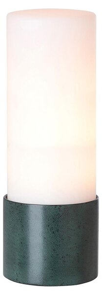 Lampada LED LUMIDA - blu/verde - ferro/vetro- H.34cm - Lampada LED