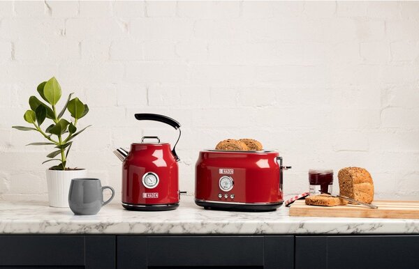 Bollitore rosso 1,7 l Dorset Putty - Haden