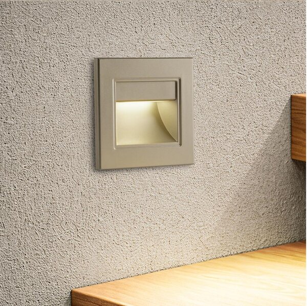 Brilagi - Lampada per scale LED STEP LIGHT LED/1,5W/230V IP44 dorata