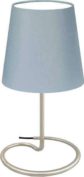 Lampada da tavolo "Grey" con paralume in tessuto grigio