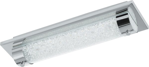 Applique LED 35cm cromo cristallo Tolorico