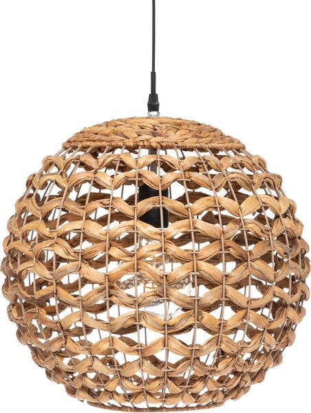 Lampada a sospensione SAND con paralume in giacinto, Ø 38 cm