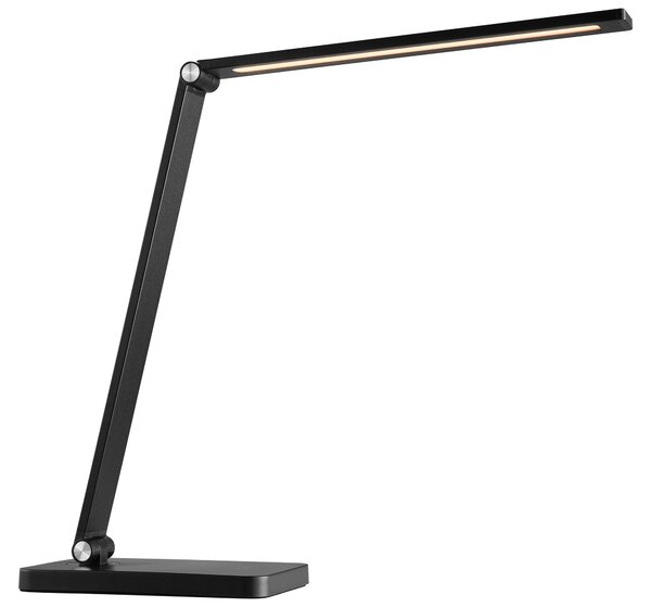 Brilliant G60210/06 Lomina Lampada da tavolo in plastica/metallo nero con LED integrato