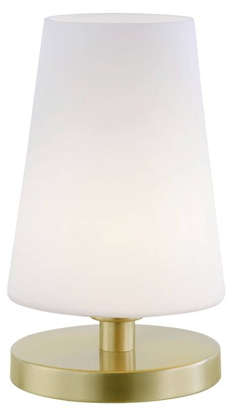 Lampada LED dimmerabile da tavolo Sonja con vetro