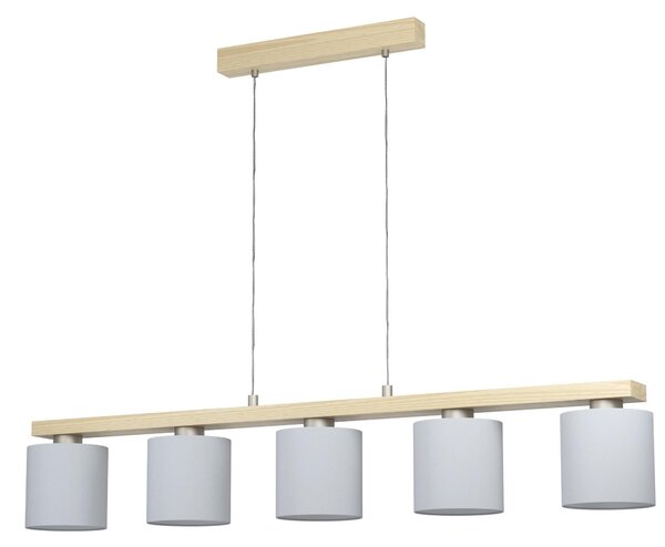 EGLO CASTRALVO, Marrone, Nichel, Acciaio, Legno, Universale, IP20, II, E27