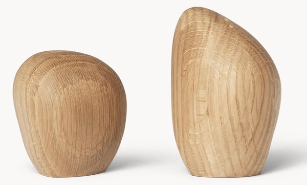 Set saliera e pepiera in legno di quercia Cairn 2 pz