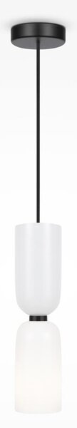 Maytoni MOD177PL-01W - Lampadario a sospensione con filo MEMORY 1xE14/40W/230V bianco
