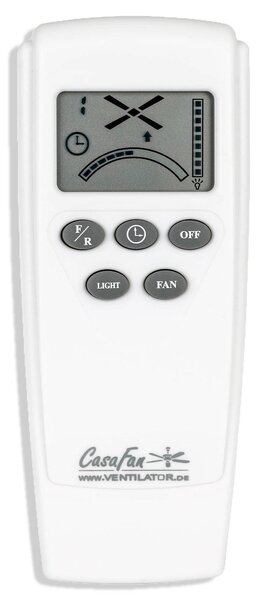 CasaFan Ventilatore da soffitto AEROPLAN ECO, cromato/pino, Ø 132 cm, silenzioso ECO, Legno chiaro, Soggiorno / Sala da pranzo, Legno, Moderno