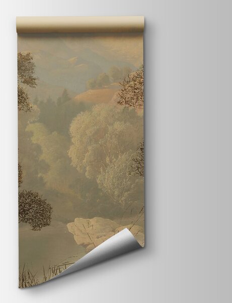 Carta da parati Bosco verso le colline, Boschi e foreste, Paesaggi, u97403 - Tapeko.it