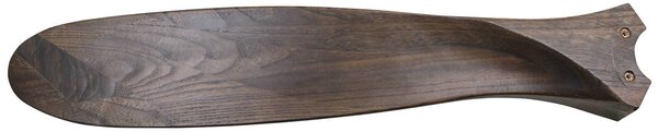 CasaFan Ventilatore da soffitto ECO GENUINO, cromato/noce, Ø 122 cm, silenzioso Eco Genuino, Legno scuro, Soggiorno / Sala da pranzo, Legno, Moderno