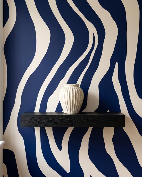 Carta da parati Zebra in ocra calda, Motivi decorativi, u99173v1 - Tapeko.it