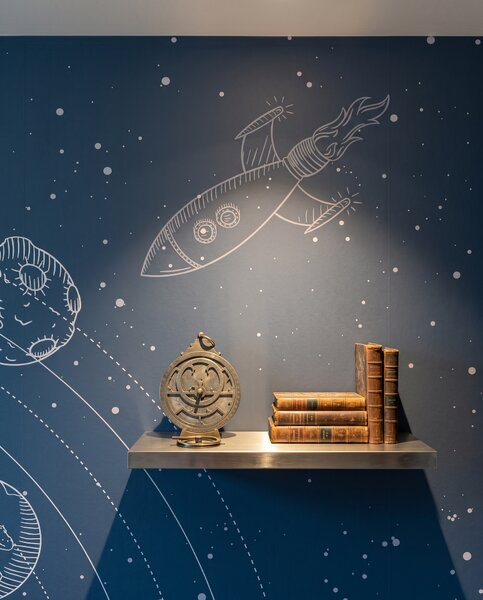 Carta da parati Astronauta tra le orbite, Avventure nello spazio, Spazio e pianeti, w00712v3 - Tapeko.it