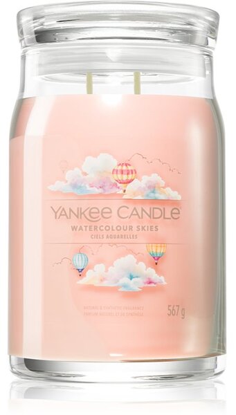 Yankee Candle Watercolour Skies candela profumata Signature 567 g