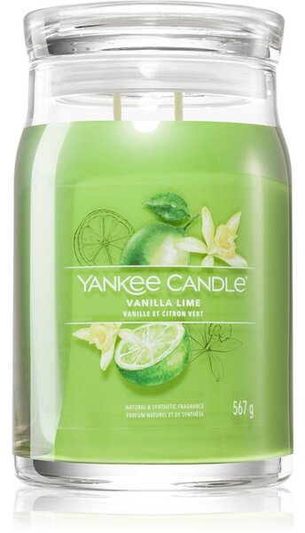 Yankee Candle Vanilla Lime candela profumata Signature 567 g
