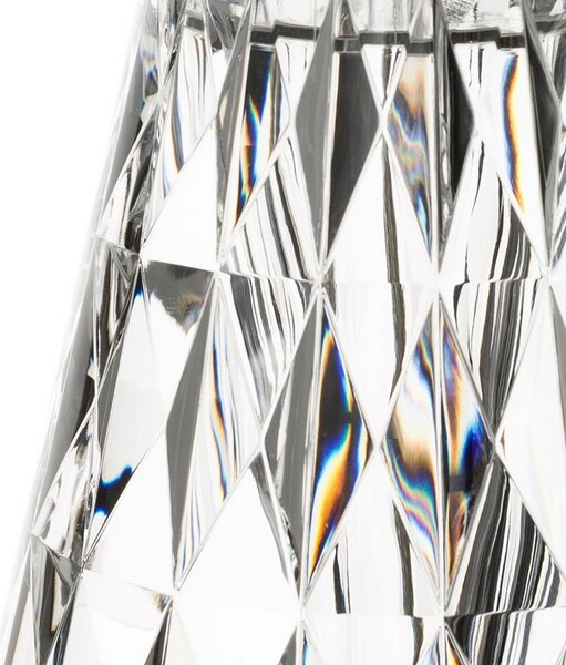 Lampada da tavolo Led touch Cloche Diamond luce regolabile 1W portatile a batteria ricaricabile USB M LEDME