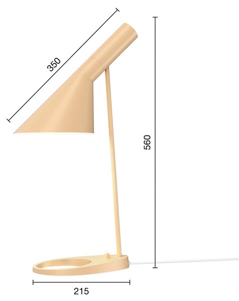 Lampada da tavolo di design Louis Poulsen AJ Mini Sander