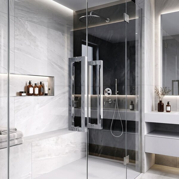 Maniglia per porta doccia Rea 01 Chrome