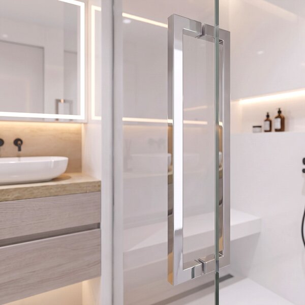 Maniglia per porta doccia Rea 01 Chrome