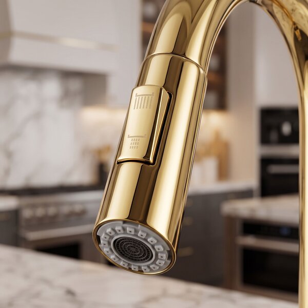 Punta con aeratore per rubinetto da cucina REA Fresh Gold
