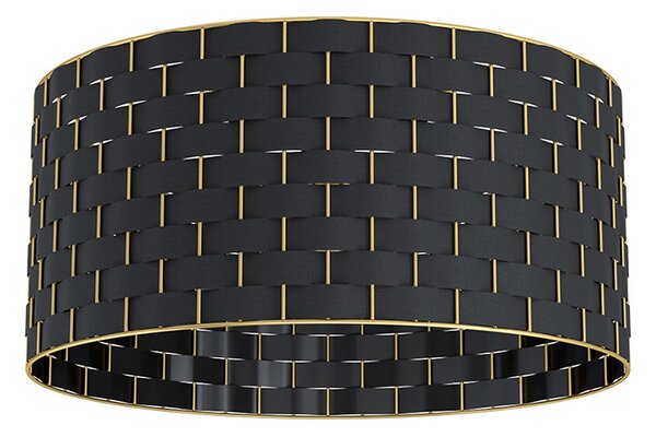 Plafoniera Moderna Marasales 1 Luce Acciaio Nero