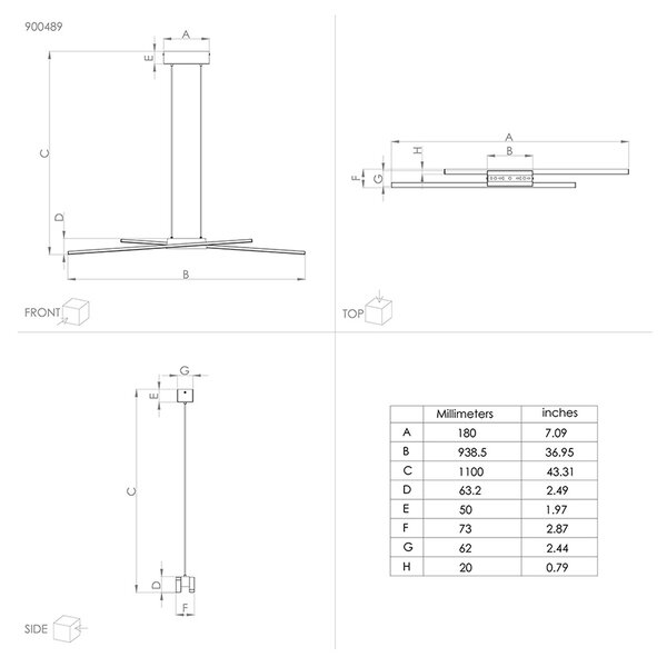 Lampadario Moderno Panagria Led Alluminio Rivestito In Legno Nero E Marrone