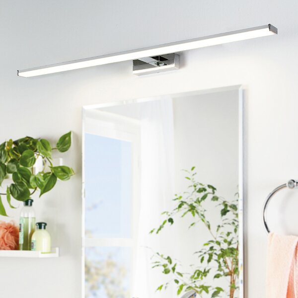 Applique Moderna Pandella 1 Led Alluminio Cromo E Argento