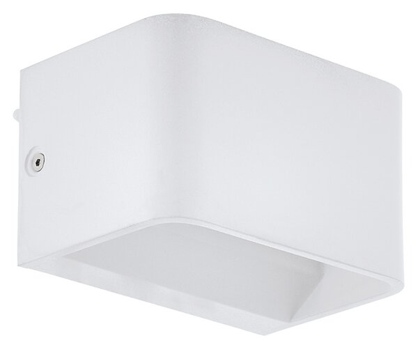 Applique Contemporanea Sania Piccola 4 Led Alluminio Bianco