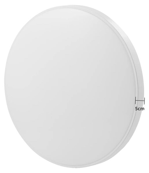 Plafoniera, ad alta efficienza energetica, design elegante, 18W, confezione da 2 pezzi