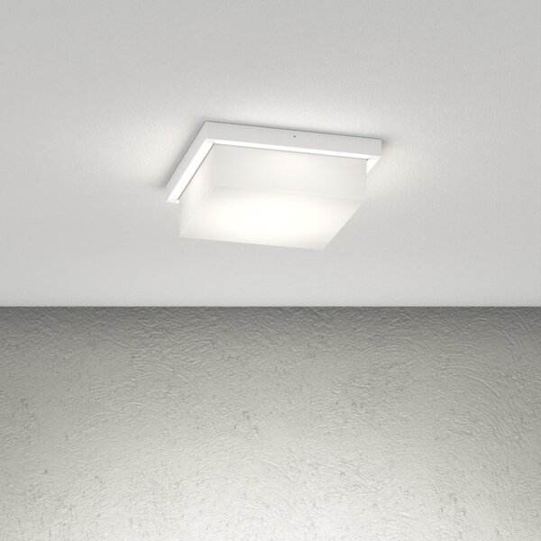 Plafoniera moderno top light miami q bi gx53 led ip54 alluminio policarbonato - Top Light