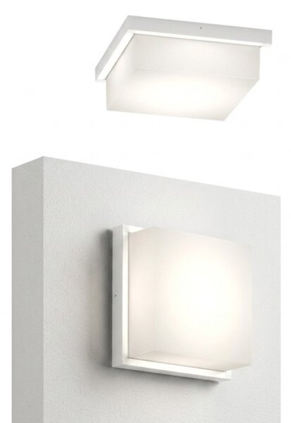Plafoniera moderno top light miami q bi gx53 led ip54 alluminio policarbonato - Top Light
