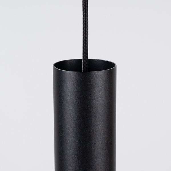 Lampadario nero/beige in metallo ø 30 cm Olisa – Sollux